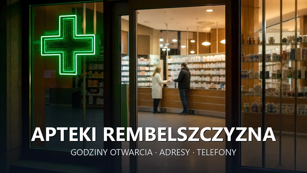 Apteki Rembelszczyzna, gmina Nieporęt, powiat legionowski - adresy, telefony, godziny otwarcia