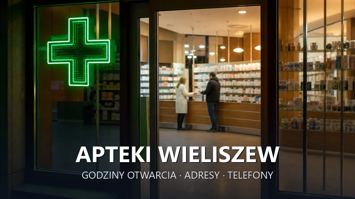 Apteki Wieliszew, powiat legionowski - adresy, telefony, godziny otwarcia