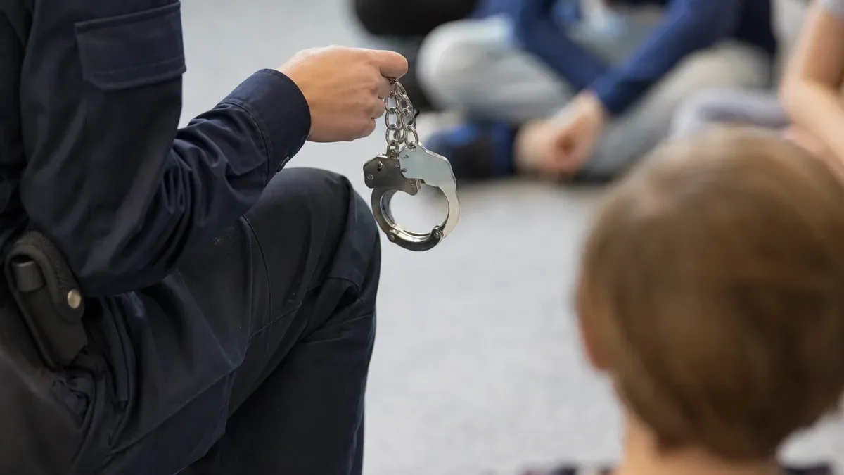 Policjantka w legionowskiej szkole mówiła o przemocy i zagrożeniach