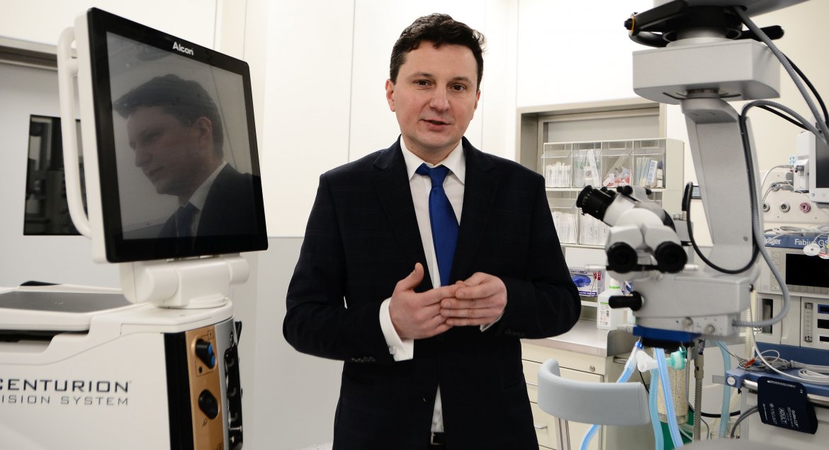 Wywiad z kierownikiem Oddziału Chirurgii Okulistycznej i informacje dla pacjentów
