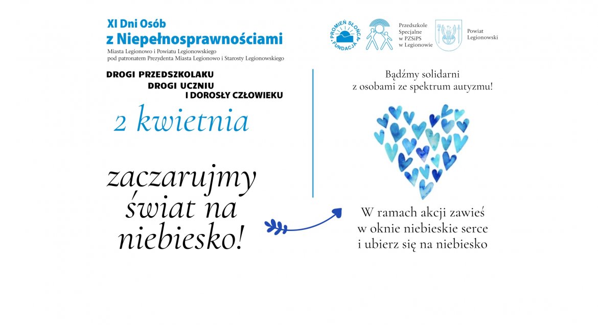 Powiat Legionowo: Zaczarujmy świat na niebiesko