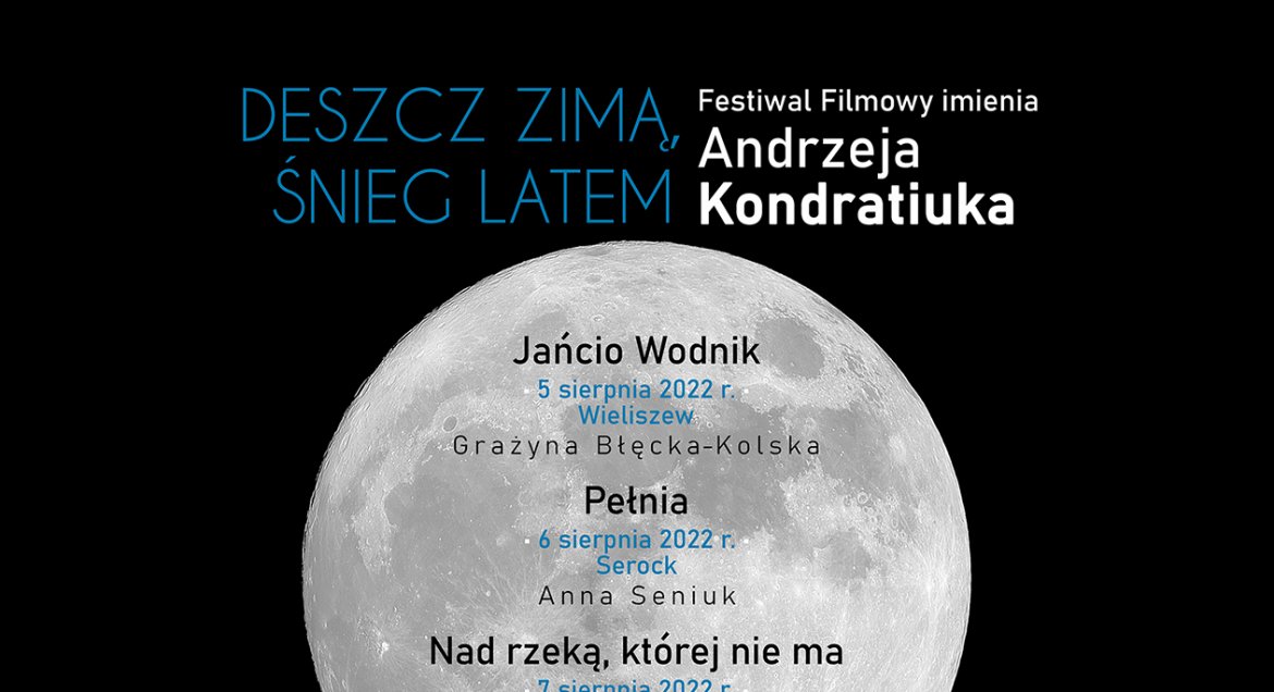 Powiat Legionowo: Festiwal Filmowy imienia Andrzeja Kondratiuka - Deszcz zimą, śnieg latem