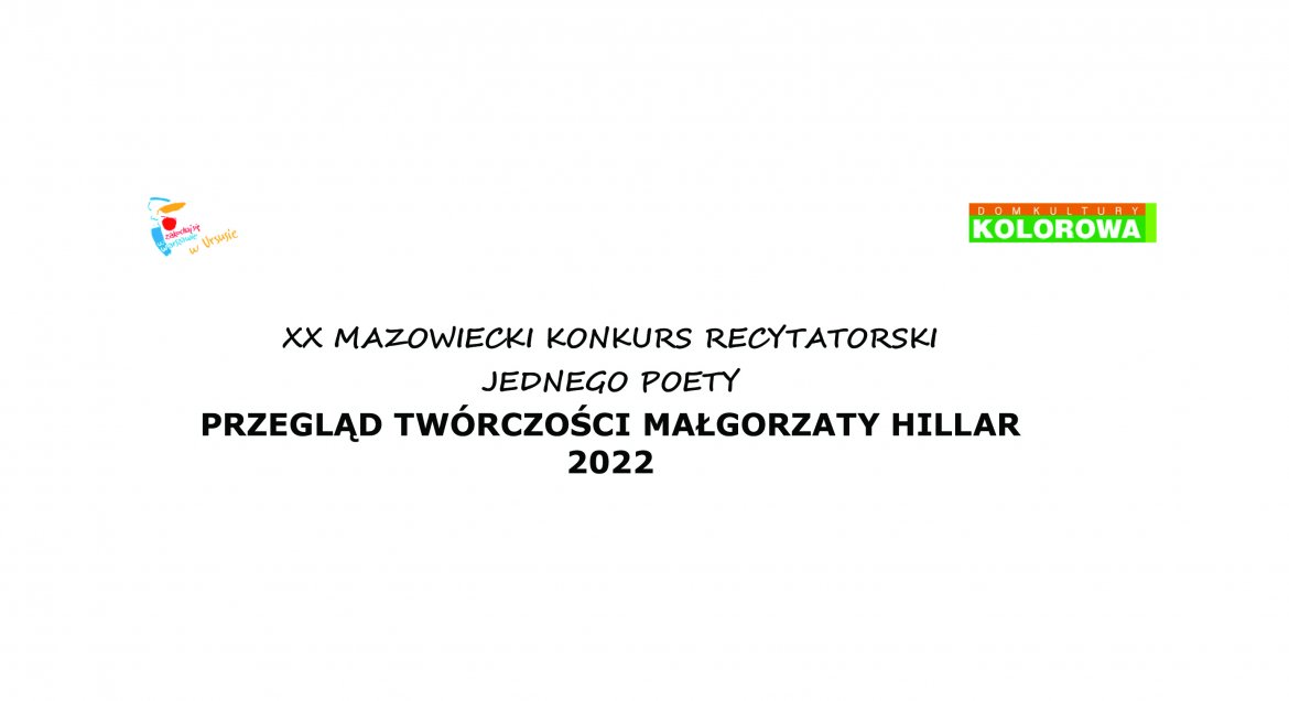 Powiat Legionowo: XX Mazowiecki Konkurs Recytatorski Jednego Poety