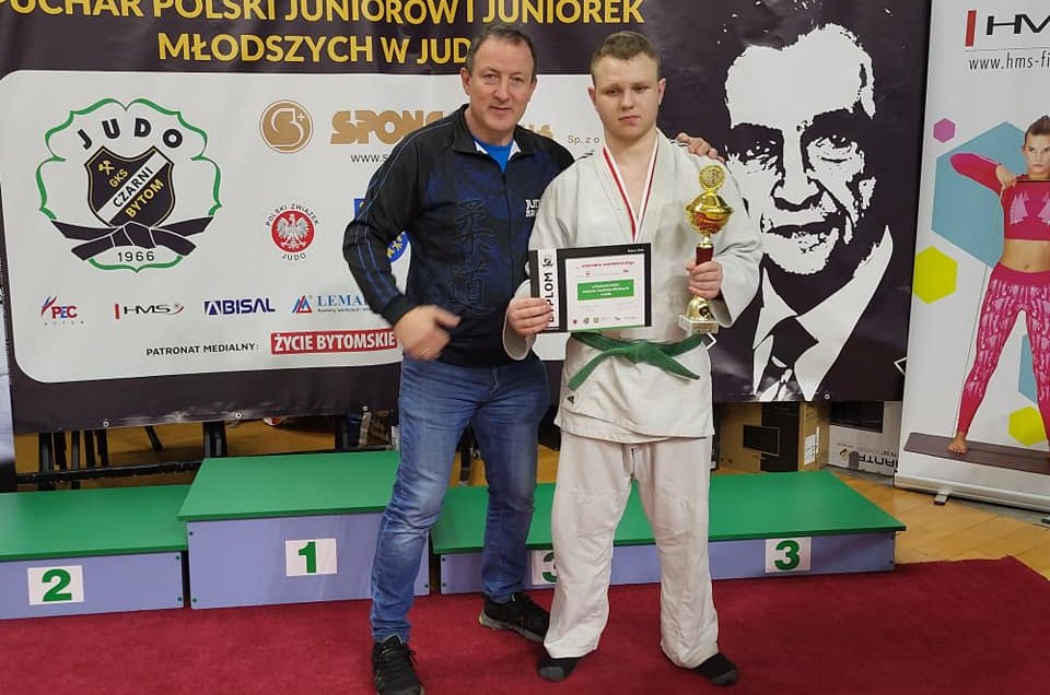 Wiktor Wenerski na podium