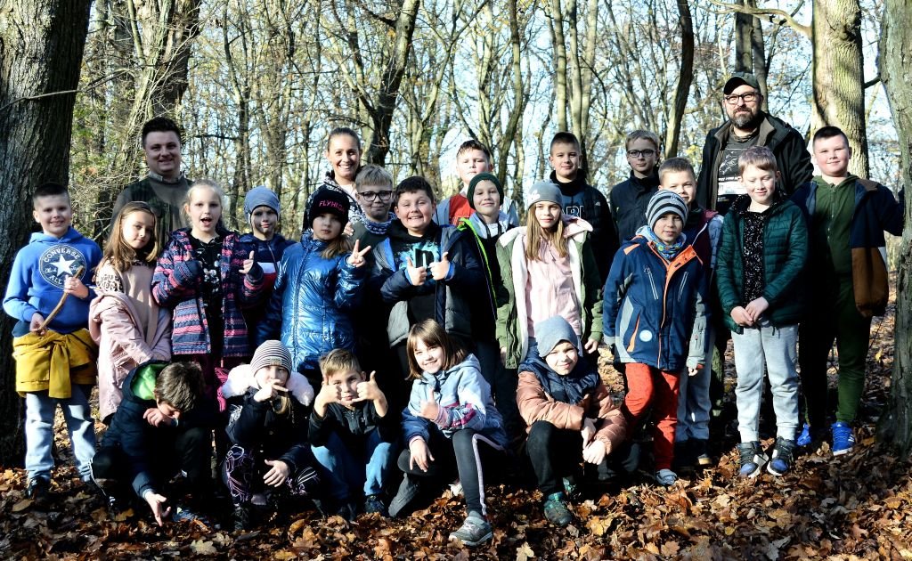 Lekcja przyrody w lesie