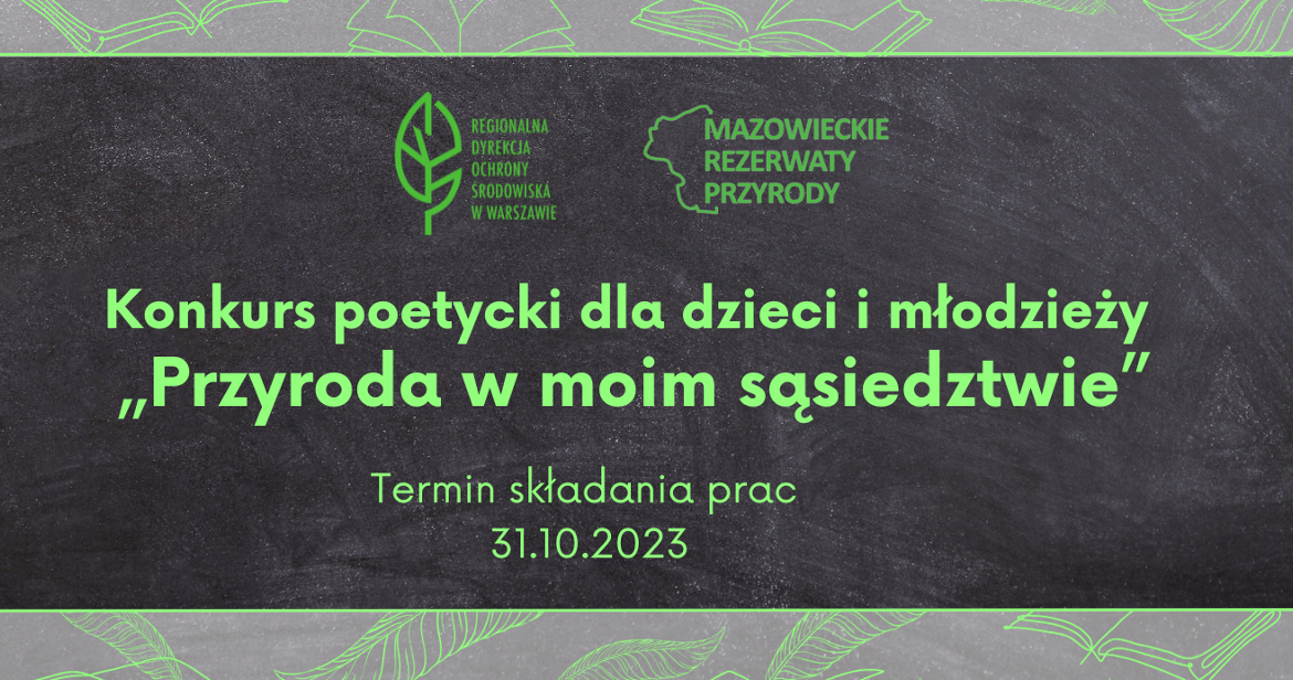 Konkurs poetycki „Przyroda w moim sąsiedztwie”