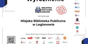 Wyróżnienie biblioteka przyjazna dzieciom