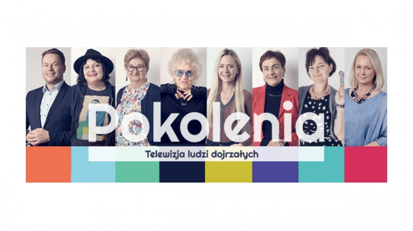 Grafika promująca projekt Telewizji Pokolenia.