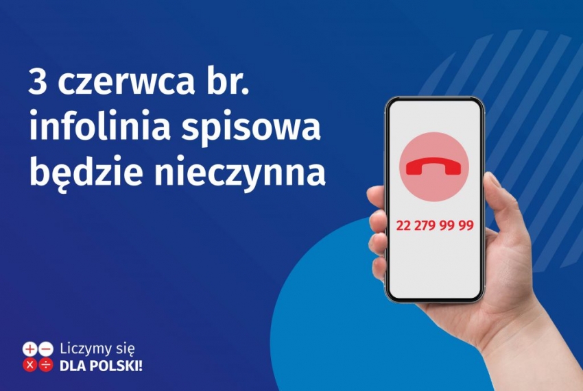 UM Legionowo: 3 czerwca infolinia Narodowego Spis...