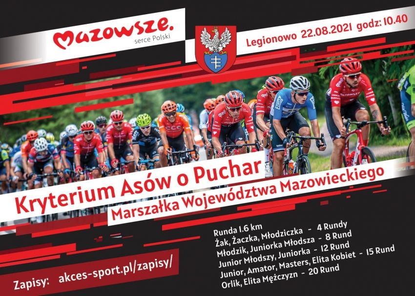 Plakat promujący wydarzenie Kryterium Asów