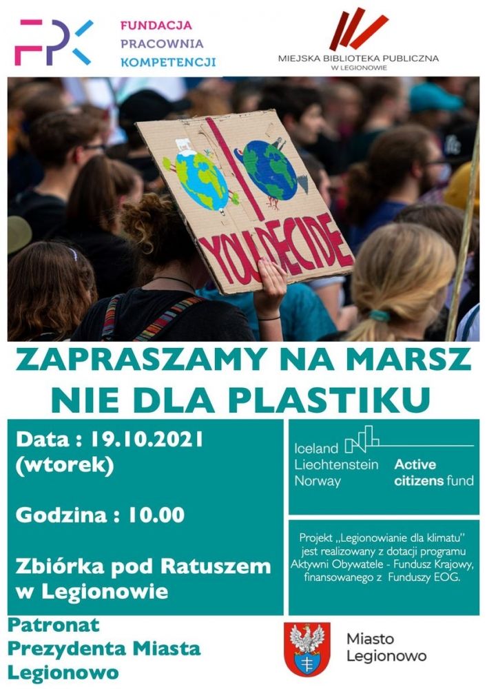 UM Legionowo: Marsz Nie dla plastiku”