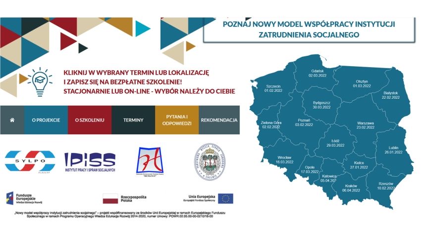 Screen ze sytony projektu, informacje w artykule