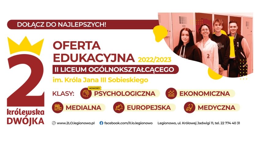 UM Legionowo: Oferta edukacyjna II Liceum Ogólnok...