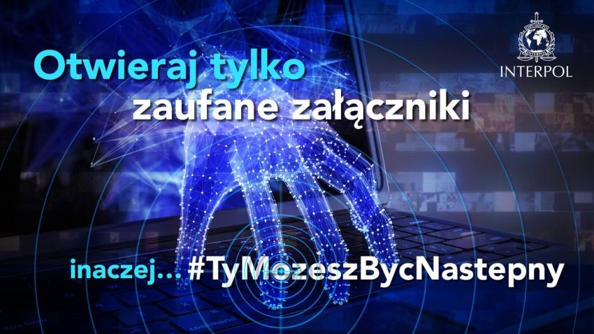 Grafika promująca akcję przeciw Ransomware