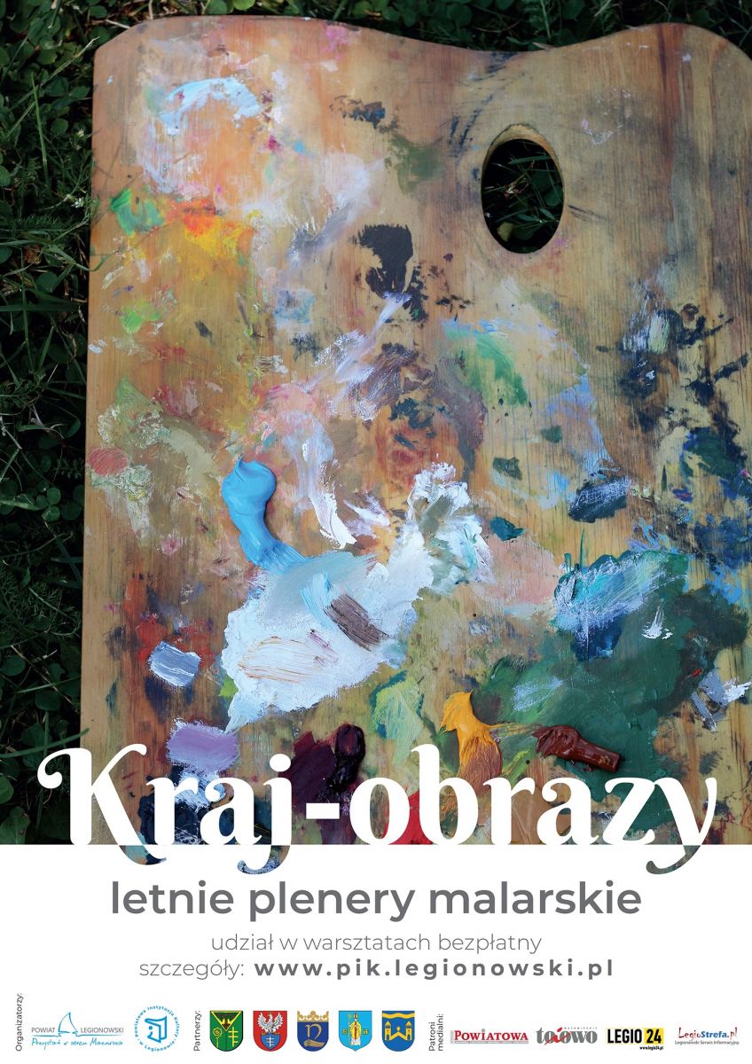Powiatowa Instytucja Kultury w Legionowie zaprasza dorosłych na drugą edycję letnich plenerów malarskich z Katarzyną Gawlik. Tym razem tematem spotkań będzie pejzaż.   Pierwsze spotkanie już 3 lipca br. w Serocku! Zbiórka o godz. 10.00 przy bramie kościoła (ul. Farna 7).  Co sobotę przez całe wakacje (lipiec i sierpień) w godzinach 10.00-14.00 w podanej wcześniej lokalizacji odbywać się będzie plener artystyczny, podczas którego nad uczestnikami czuwać będzie i twórczo inspirować absolwentka warszawskiej Akademii Sztuk Pięknych, malarka Katarzyna Gawlik.  Plenery  co tydzień w innym miejscu  będą dotyczyły kolejnych malowniczych zakątków powiatu legionowskiego. Harmonogram podamy wkrótce.   Wybrane prace uczestników warsztatów zostaną zaprezentowane na wystawie poplenerowej.  Na warsztaty malarskie zapraszamy wszystkich chętnych, którzy ukończyli 16 lat, bez względu na artystyczne doświadczenie.  Plenery są bezpłatne, jednak liczba miejsc jest ograniczona i obowiązują zapisy (imię, nazwisko i telefon kontaktowy przesłane na adres e-mail: animacja@pik.legionowski.pl). Przed wysłaniem zgłoszenia należy zapoznać się z informacjami o ochronie danych osobowych w zakładce O NAS na stronie: www.pik.legionowski.pl.   Technika tworzenia jest dowolna.