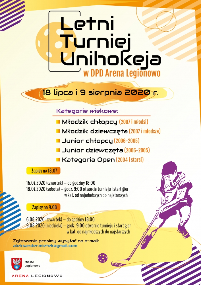 Plakat turnieju unihokeja