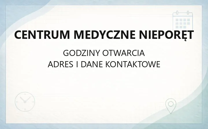 Centrum Medyczne Nieporęt - kontakt, poradnie, rejestracja i dojazd