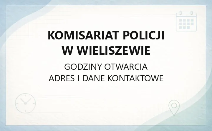 Komisariat Policji w Wieliszewie - kontakt, adres, dzielnicowi