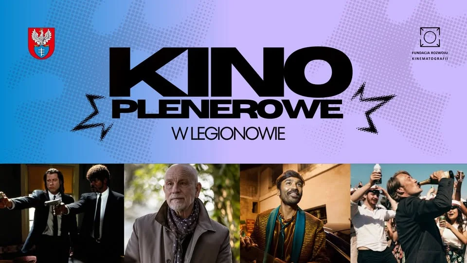 Grafika promocyjna wydarzenia Filmowe Legionowo pod chmurką
