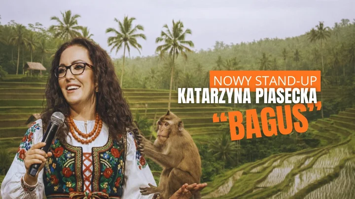 Grafika promocyjna wydarzenia Katarzyna Piasecka — BAGUS: nowy stand-up w Legionowie