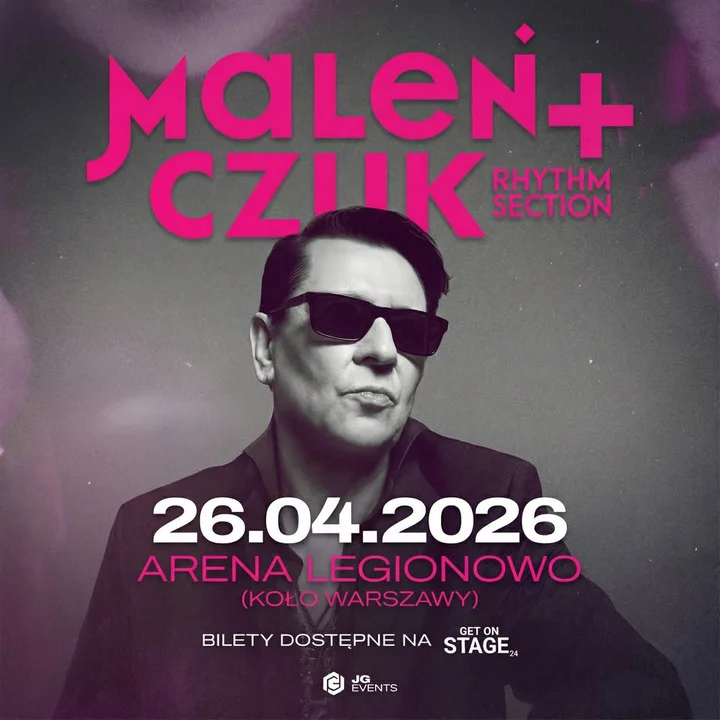 Grafika promocyjna wydarzenia Maciej Maleńczuk: Rhythm Section — Arena Legionowo, 26 kwietnia 2026