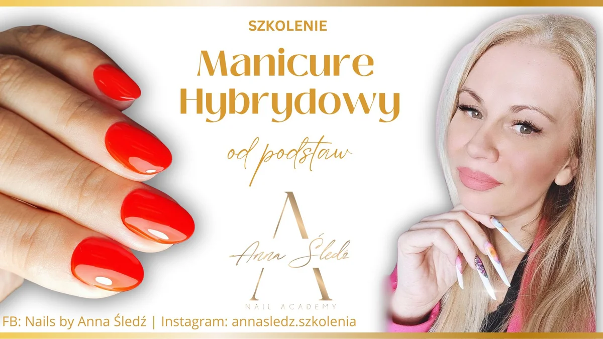 Grafika promocyjna wydarzenia Podstawowe szkolenie z manicure hybrydowego w Legionowie