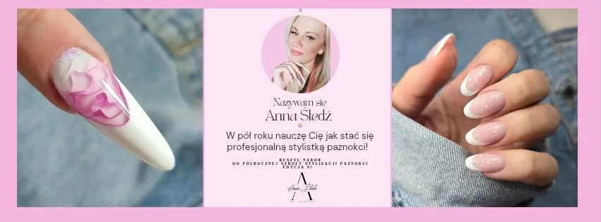 Grafika promocyjna wydarzenia Półroczny kurs stylizacji paznokci w Legionowie pod Warszawą
