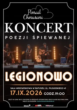 Grafika promocyjna wydarzenia „Bujający w obłokach” – koncert zespołu Ponad Chmurami