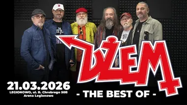Grafika promocyjna wydarzenia DŻEM – The Best Of w Legionowie (21 marca 2026)