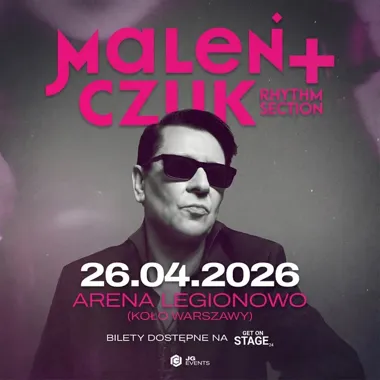 Grafika promocyjna wydarzenia Maciej Maleńczuk: Rhythm Section — Arena Legionowo, 26 kwietnia 2026