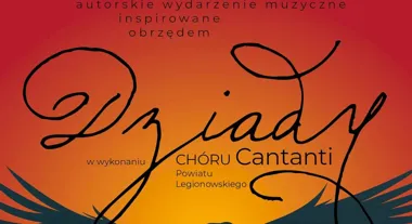 Grafika promocyjna wydarzenia Misterium muzyczne w wykonaniu Chóru Cantanti Powiatu Legionowskiego