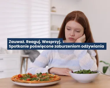 Grafika promocyjna wydarzenia Zaburzenia odżywiania u młodzieży