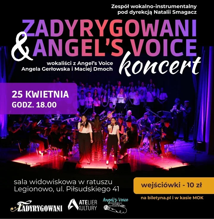 Zadyrygowani i Angel`s Voice w Legionowie - wieczór z muzyką bez szufladek