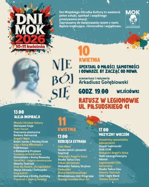 „Nie bój się” w Legionowie - spektakl o miłości, samotności i drugim starcie