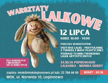 Warsztaty lalkowe w Legionowie - jeden dzień, by stworzyć własną postać