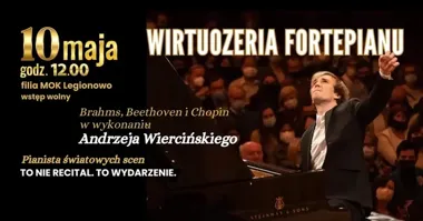 Fortepian, który nie daje oddechu - Andrzej Wierciński zagra w Legionowie