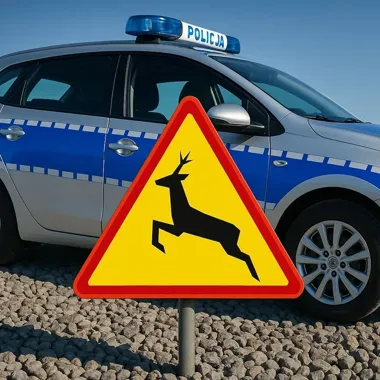 Jedno zwierzę na jezdni wystarczy - policja z Legionowa bije na alarm