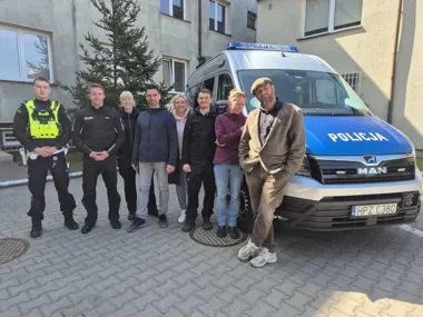 Niemieccy policjanci w Legionowie - zobaczyli kulisy służby od środka