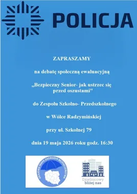 Seniorzy na celowniku oszustów - policja w Nieporęcie organizuje debatę
