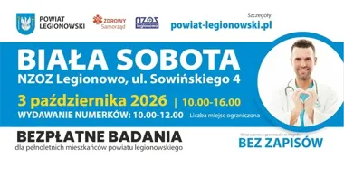 Bezpłatne badania w Legionowie. Ponad 400 osób skorzysta z laboratoriów
