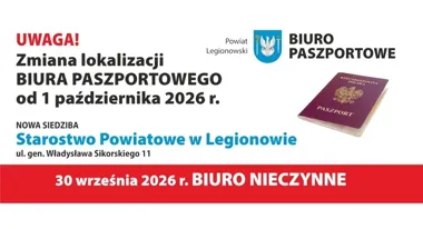 Biuro Paszportowe przenosi się z ratusza do starostwa